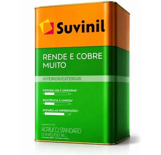Lata de tinta suvinil 18L