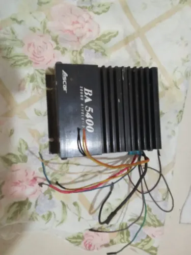 Módulo Amplificador Booster Antigo Ascar BA 5400 Vintage - No Estado