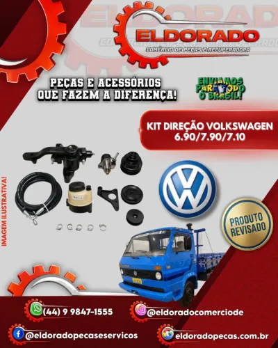 kit de direção Volkswagen 6.90, 7.90 ou 7.10,