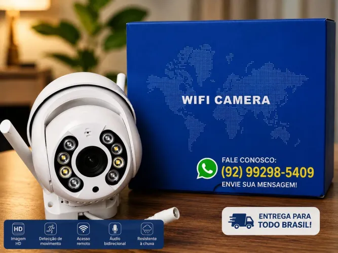 Câmera de segurança externa wi-fi