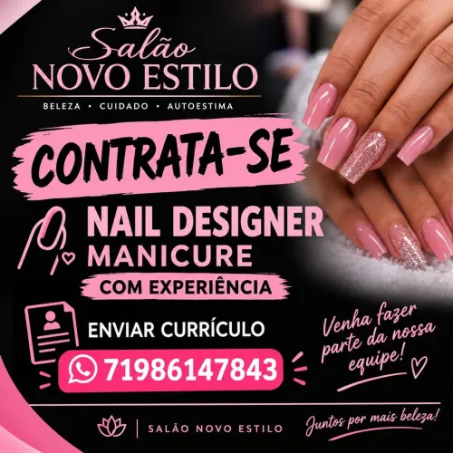 Contrata-se manicure