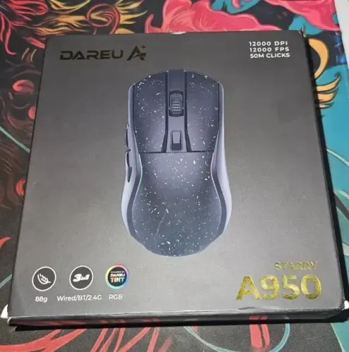Mouse Dareu A950 e Mousepad oex game