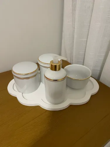 Kit higiene bebê porcelana