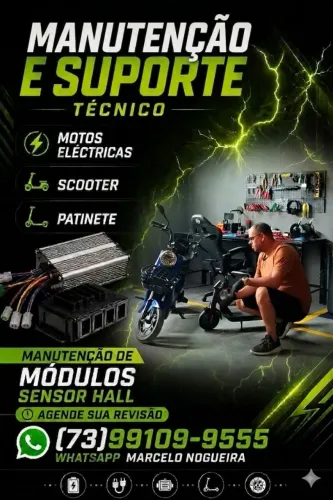 Manutenção em scooter elétricas 