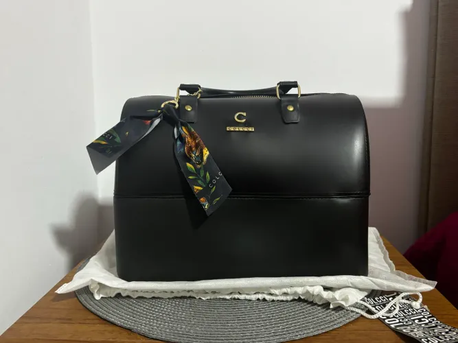 Bolsa Colcci Baú Preta Original