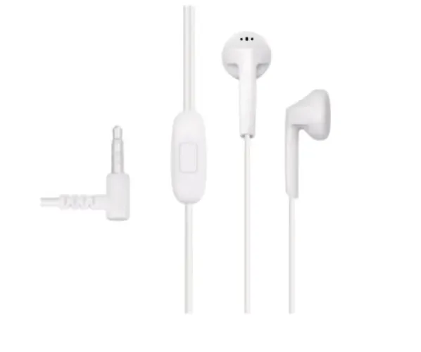Fone de ouvido branco p2 com microfone lge41 fone de ouvido com fio branco LG original