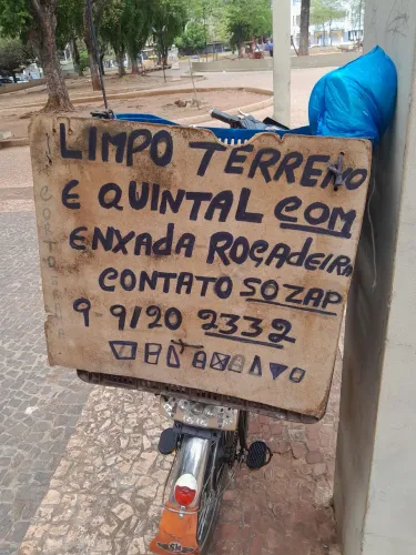 Limpeza de terreno e quintal
