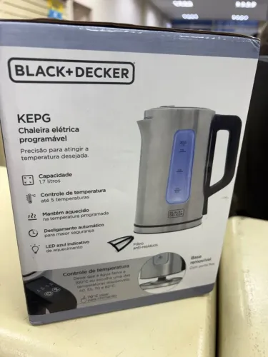 Chaleira elétrica programável 1,7 litros inox 220w