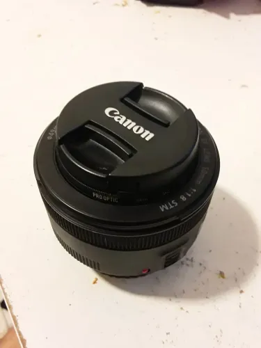 Lente Canon EF 50mm 1:1.8 STM (troco em iphone)