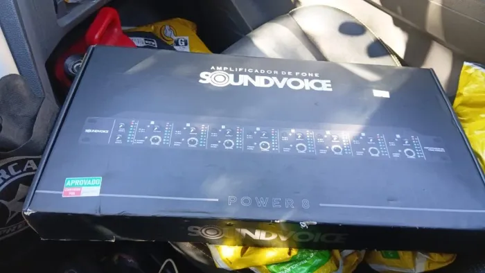 Amplificador de Fone Soundvoice Power 8 (Powerplay) - Na Caixa