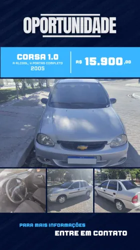 Chevrolet Corsa SED Class.spirit 1.0/1.0 Flexpower (álcool) 2005