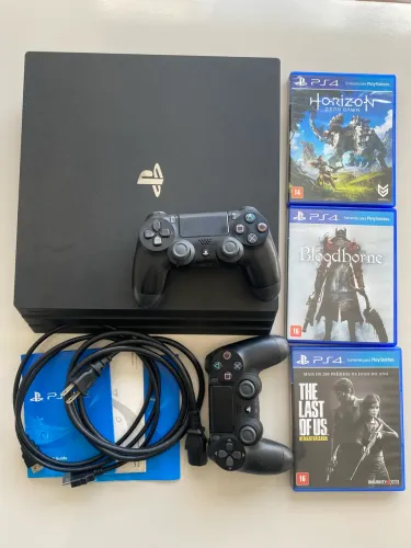 PlayStation 4 Pro 1 TB com jogos