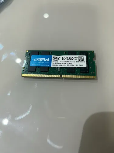 Memória crucial 32gb 3200mhz