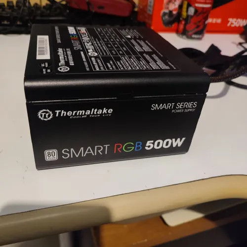 Fonte 500W 80 plus Thermaltake SMART RGB