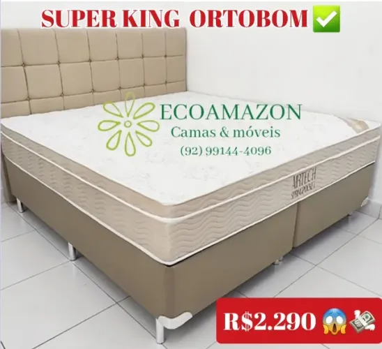 Cama Super king molas ensacadas Ortobom entregamos