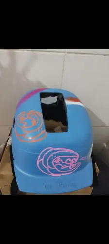 CAPACETE PARA BIKE/SKATE/PATINETE - PARA CABELOS AFROS LAFRIDABIKE - NOVO