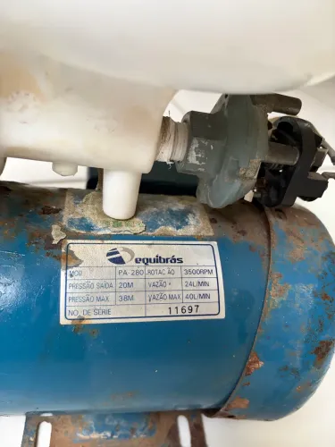 Bomba pressurizadora Equibras