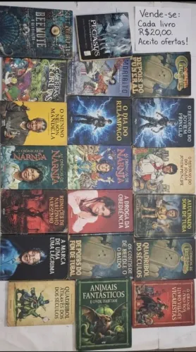 Sebo de livros variados: literatura, suspense e aventura por R$ 20 cada!<br>