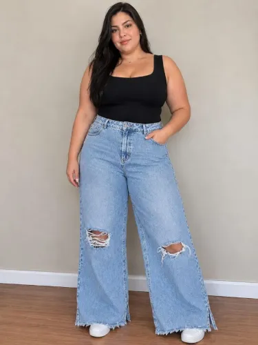 Calça Wide Leggin Feminina