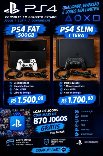 Vendo PS4 desbloqueado