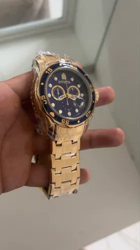 Relógio Dourado Invicta