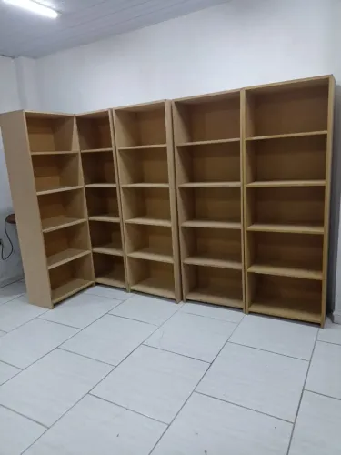 Prateleira MDF cru multi uso 185 altura 60 largura 30 profundidade