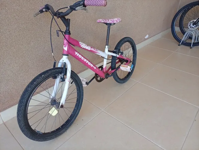 Bicicleta aro 20 houston rosa