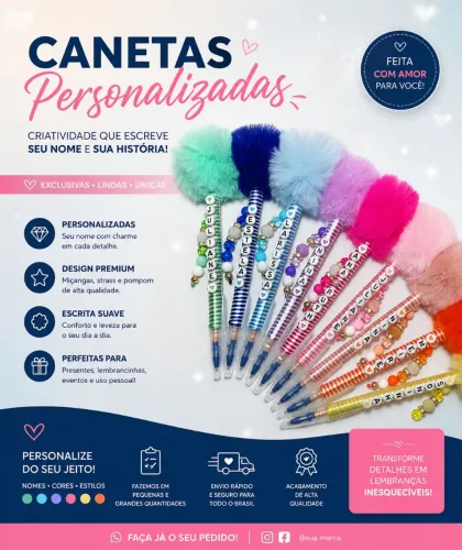 Canetas Personalizadas