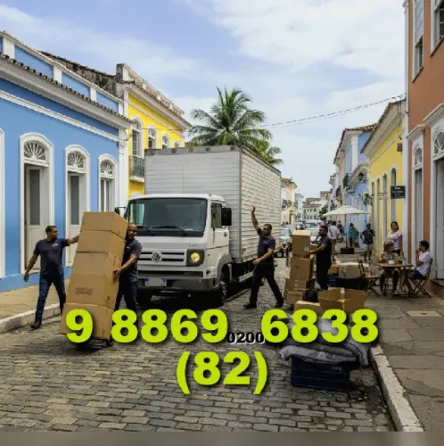 Frete na Serraria, Antares, Benedito Bentes, Farol, Jatiúca, Ponta Verde e Pajuçara (82) 9