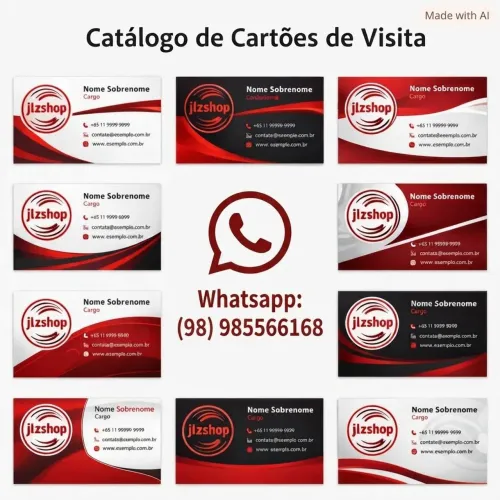 Cartão de visita 1000unid ( frente e verso )