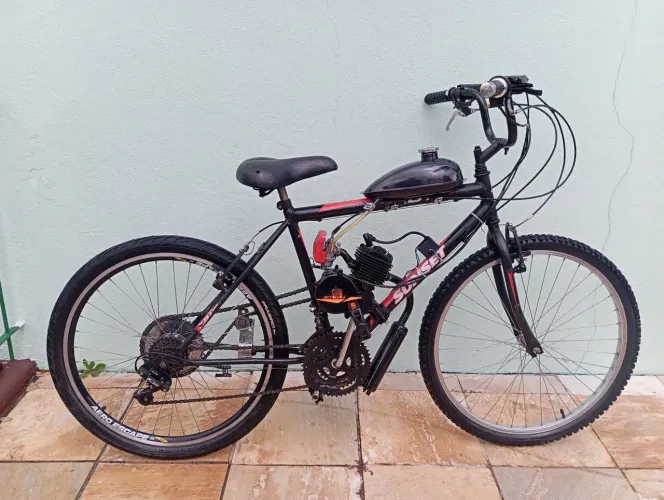 Bicicleta motorizada 80cc só pegar e andar