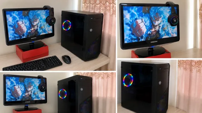 ? PC Gamer Completo Intel i5 + RX 550 4GB + 16GB RAM + SSD + Monitor 22? ?