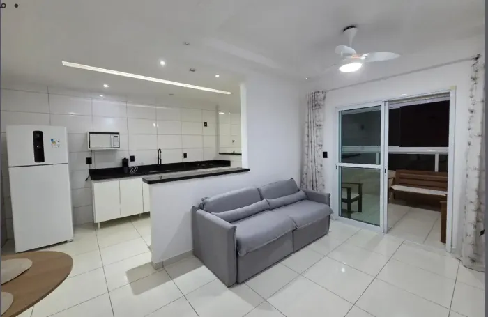 LOCAÇÃO DEFINITIVA, 1 SUÍTE, MOBILIADO, LAZER, na Guilhermina - Praia Grande - SP