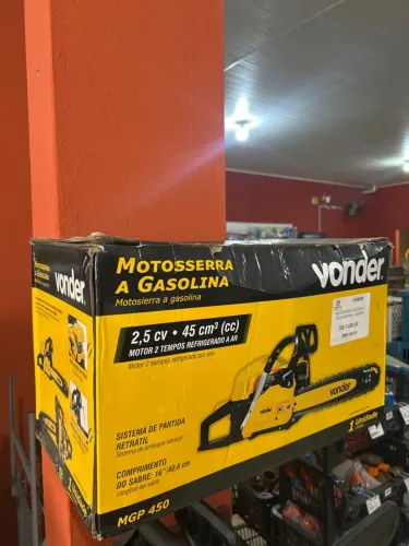 Motoserra Gasolina 45,0CC MG450 VONDER