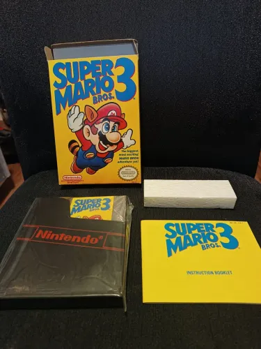 Super Mario Bros 3 NES americano impecável(leia anuncio)