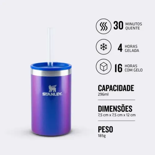 Stanley Can Cooler Sapphire Shimmer | 296ml NOVO NA CAIXA