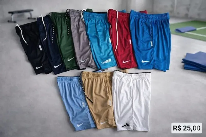 Blusas e bermudas Dry fit