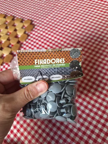 100 fixadores estilo macho/fêmea