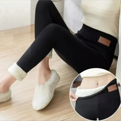 Calça quente apeluciada