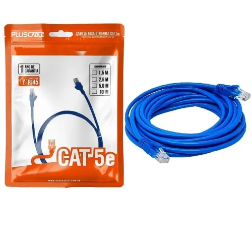 Cabo de Rede Cat5e Crimpado C/ Rj45 *ENTREGA GRÁTIS*