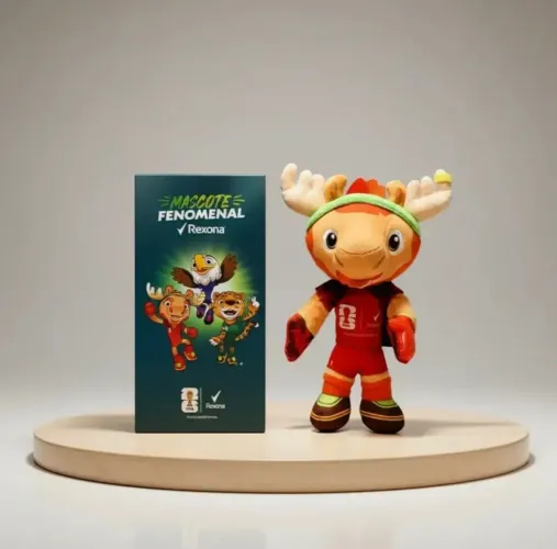 Mascote "o alce" fenomenal