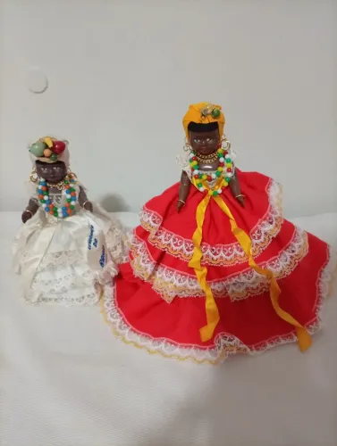 2 Antigas Bonecas Baianas anos 70 