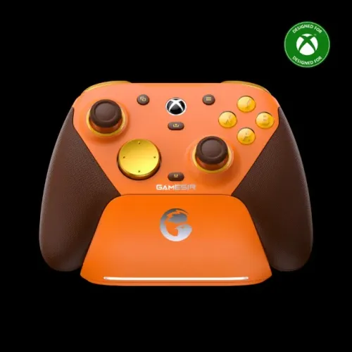 Controle GameSir Laranja G7 Pro Tri-Mode Original Lacrado