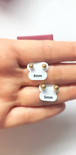 Brincos novos de OURO 18K