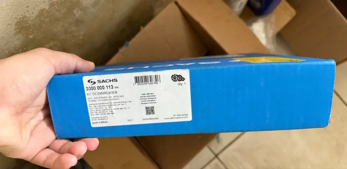 Kit de embreagem com atuador sachs Fiat strada 1.3/ Fiorino 1.0