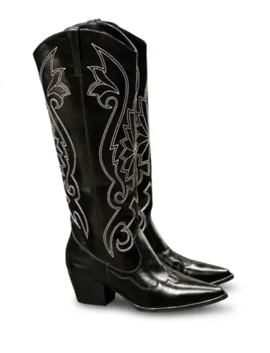 Bota couro western country