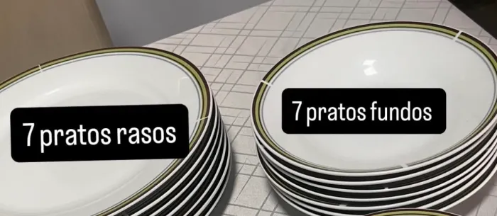 Pratos rasos e fundos