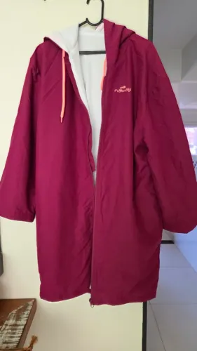 roupão parka feminino para natação - veste M