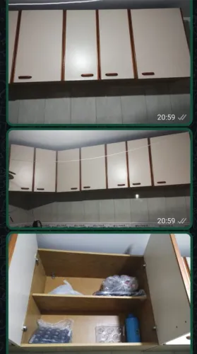 Armários aéreos, Dellano, cozinha ou escritório, excelente estado