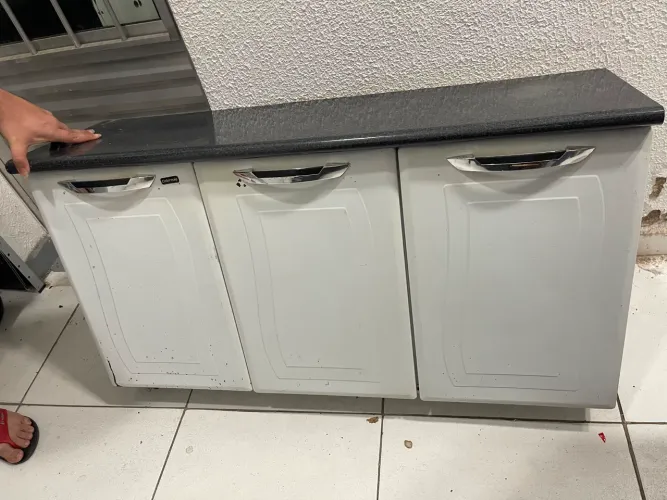 Armário de cozinha Itatiaia inox